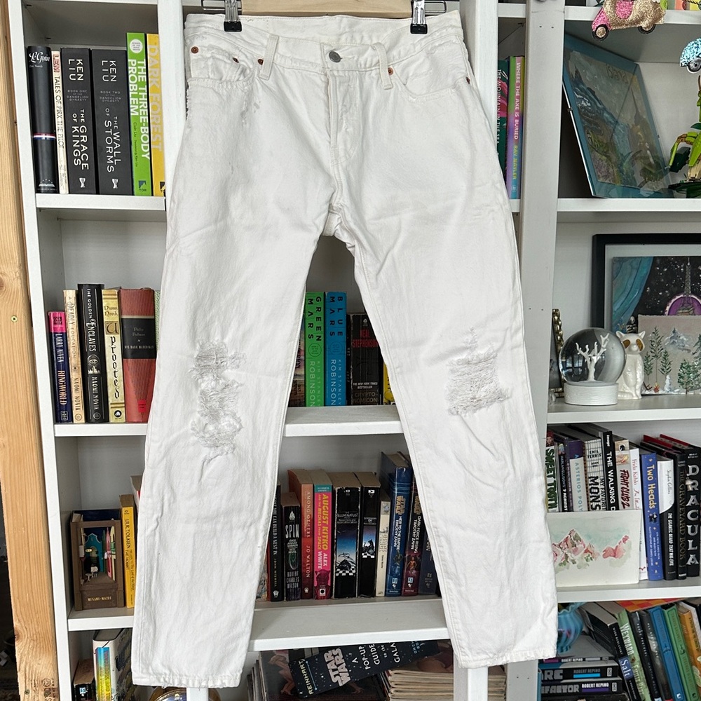 Levi's White High Rise Women's Jeans